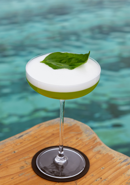 leaf gin coktail