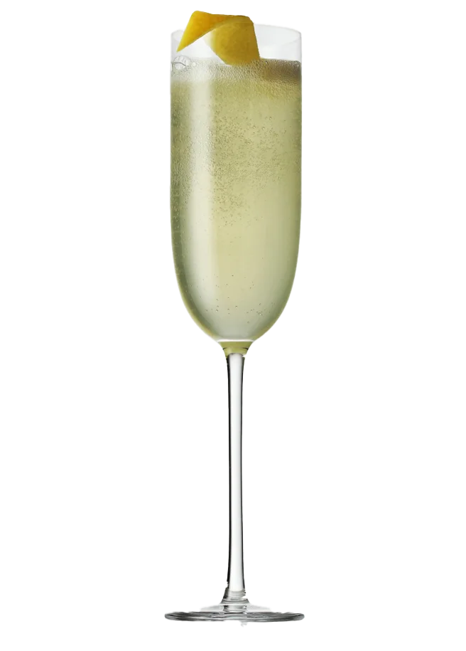 cocktail gin et champagne