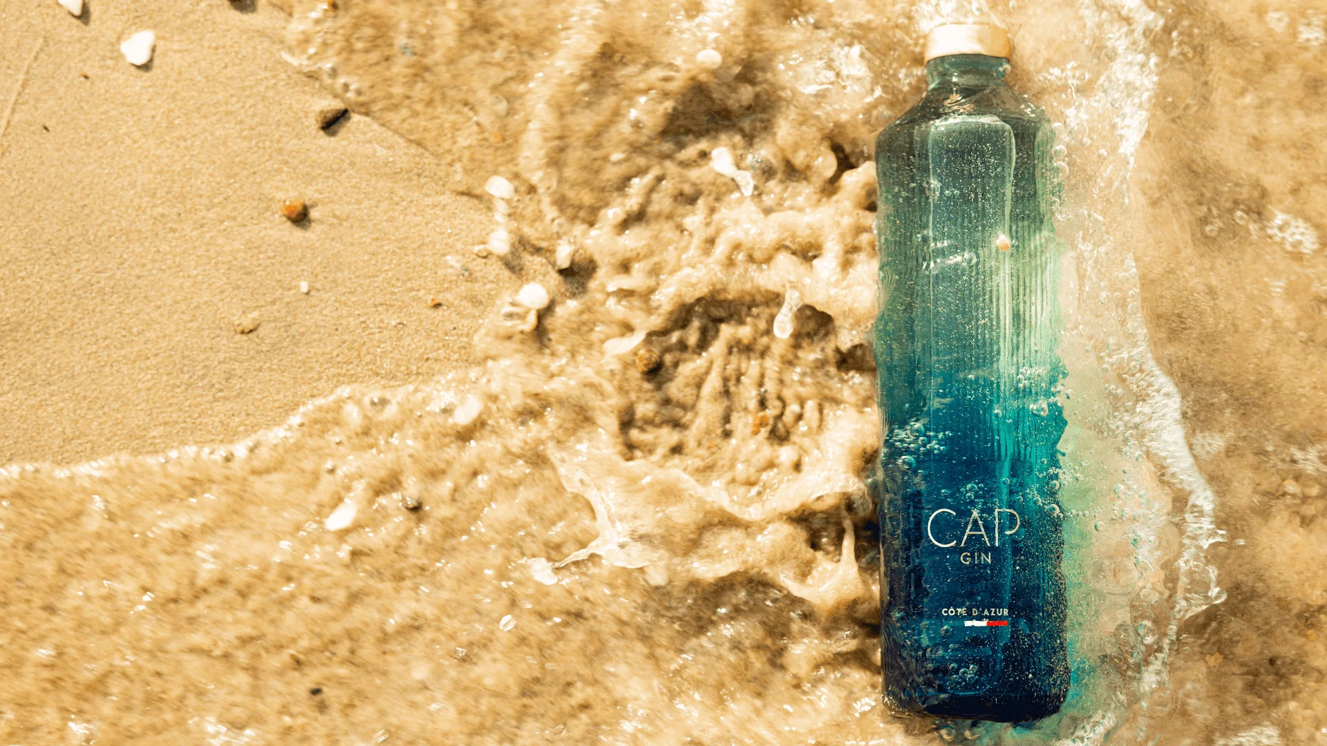cap gin cote d'azur bouteille